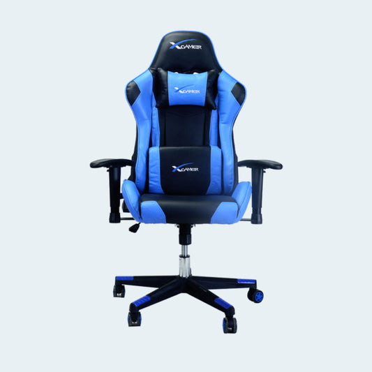 Gaming Chair Ergonomic High Back Pu Leather (Blue)