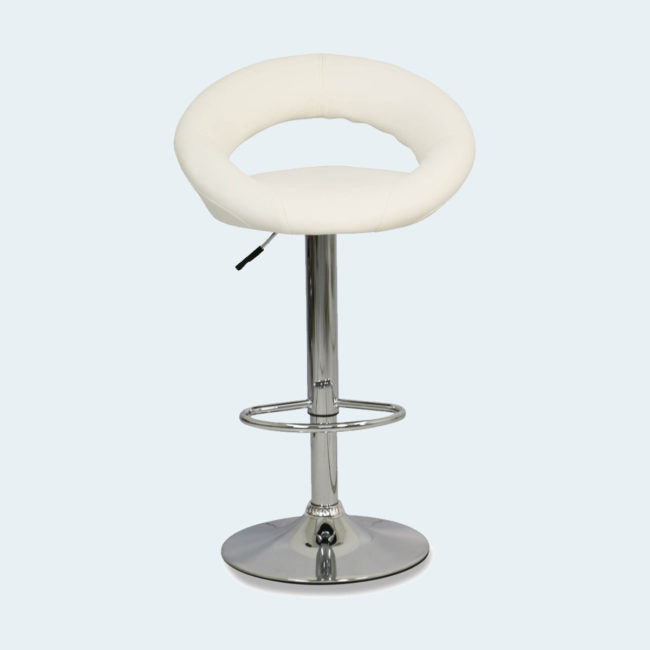 Saffron Bar Stool (White)